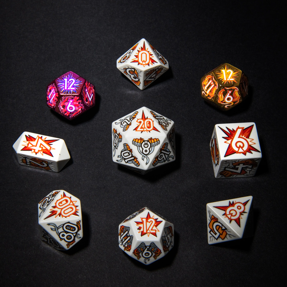 Botch Dice Set: Daggerheart Hope & Fear - Brawler (9) (Preorder)