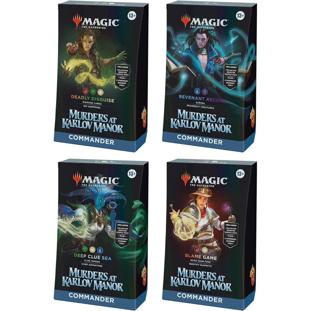 MTG: Murders at Karlov Manor - Commander Deck - Set of 4