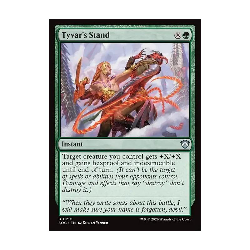 Tyvar's Stand - Secrets of Strixhaven Commander (Near Mint)