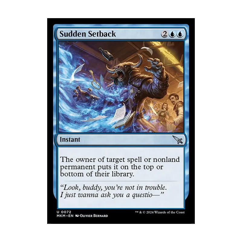 Sudden Setback (b) - Murders at Karlov Manor (Near Mint)