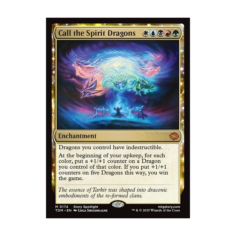 Call the Spirit Dragons - Tarkir: Dragonstorm (Near Mint)