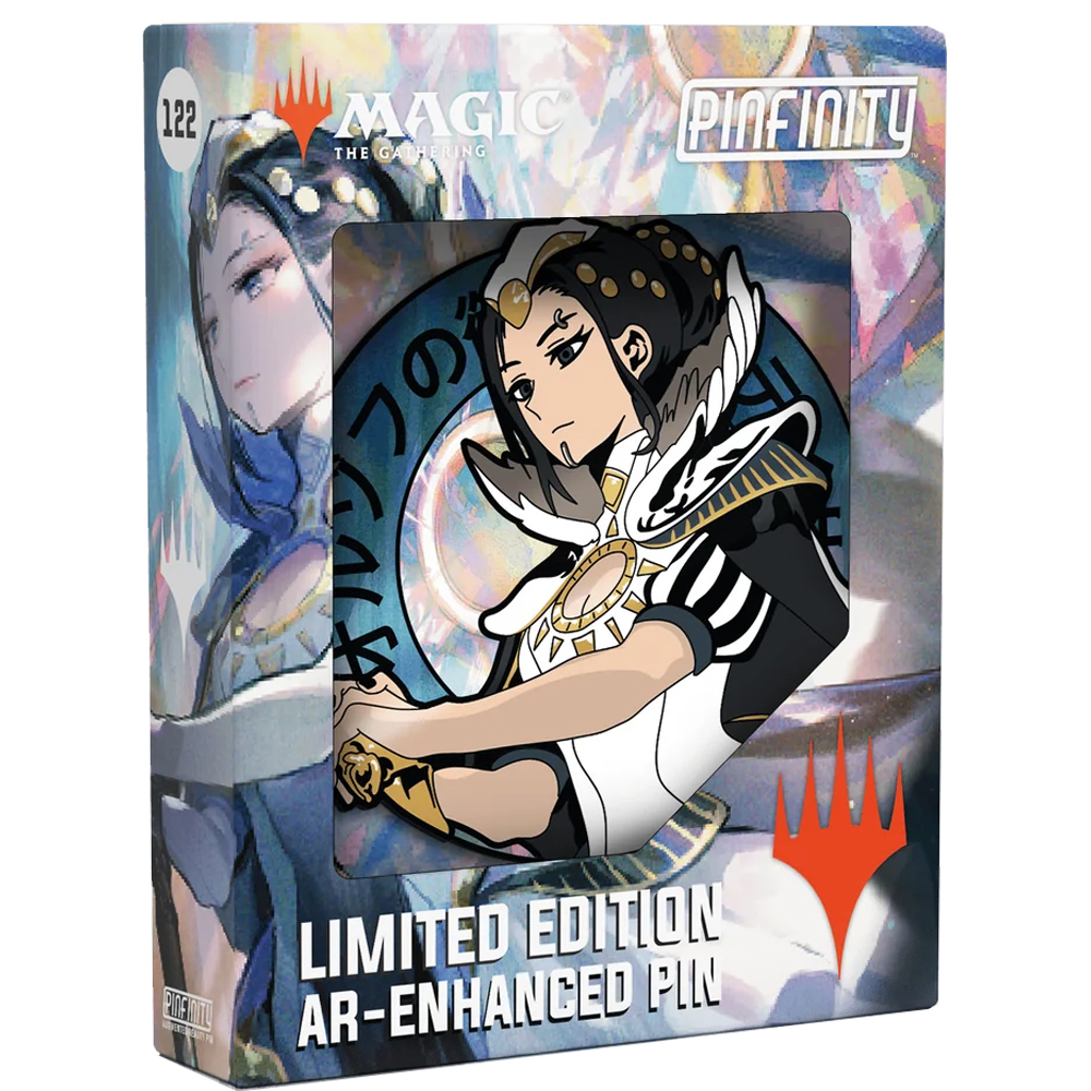 MtG Augmented Reality Pin: Ravnica Remastered - Teysa, Orzhov Scion MtG Augmented Reality Pin: Ravnica Remastered - Teysa, Orzhov Scion