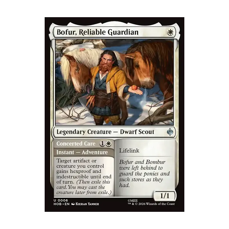 Bofur, Reliable Guardian - The Hobbit (Near Mint)