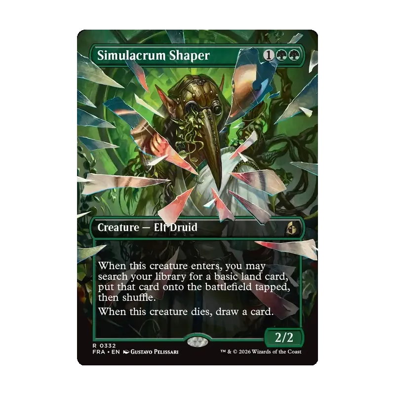 Simulacrum Shaper (Borderless) - Reality Fracture (Near Mint)