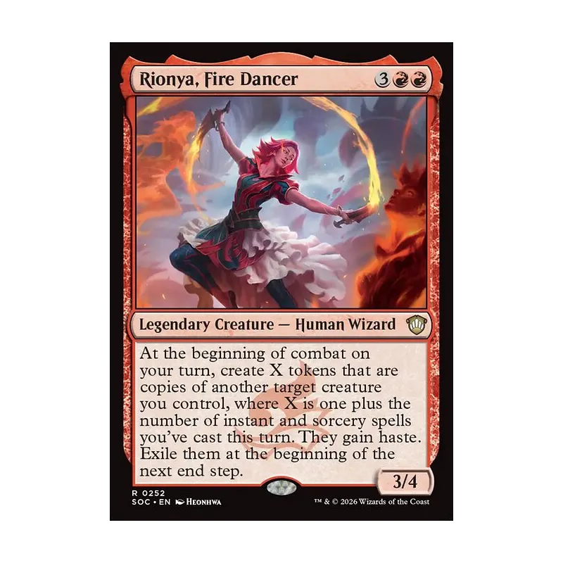 Rionya, Fire Dancer - Secrets of Strixhaven Commander (Near Mint)