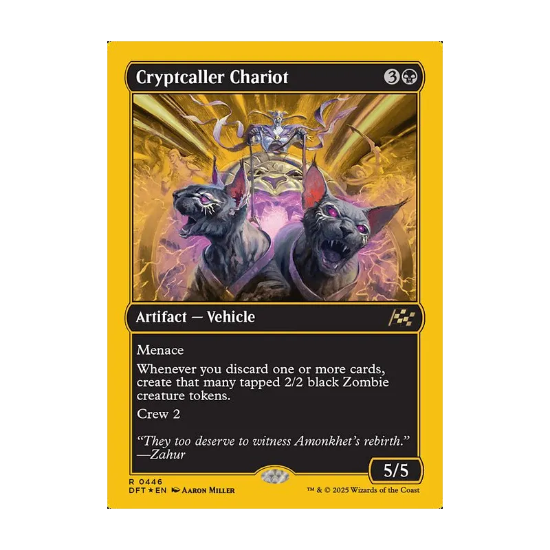 Cryptcaller Chariot (First-Place Foil) - Aetherdrift (Foil Near Mint)