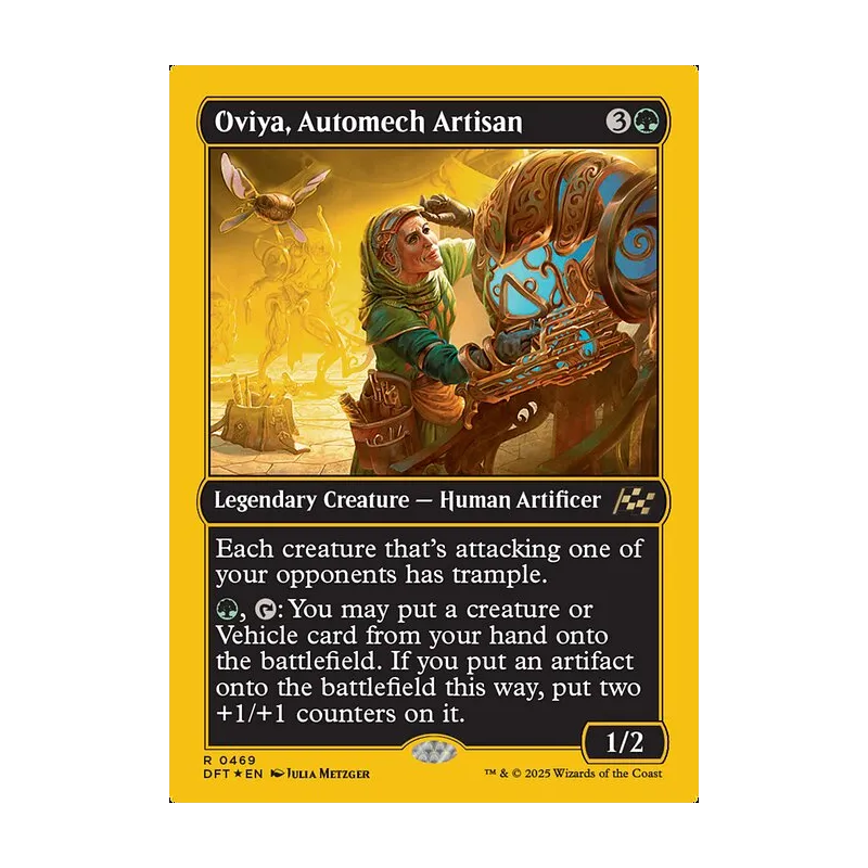 Oviya, Automech Artisan (First-Place Foil) - Aetherdrift (Foil Near Mint)