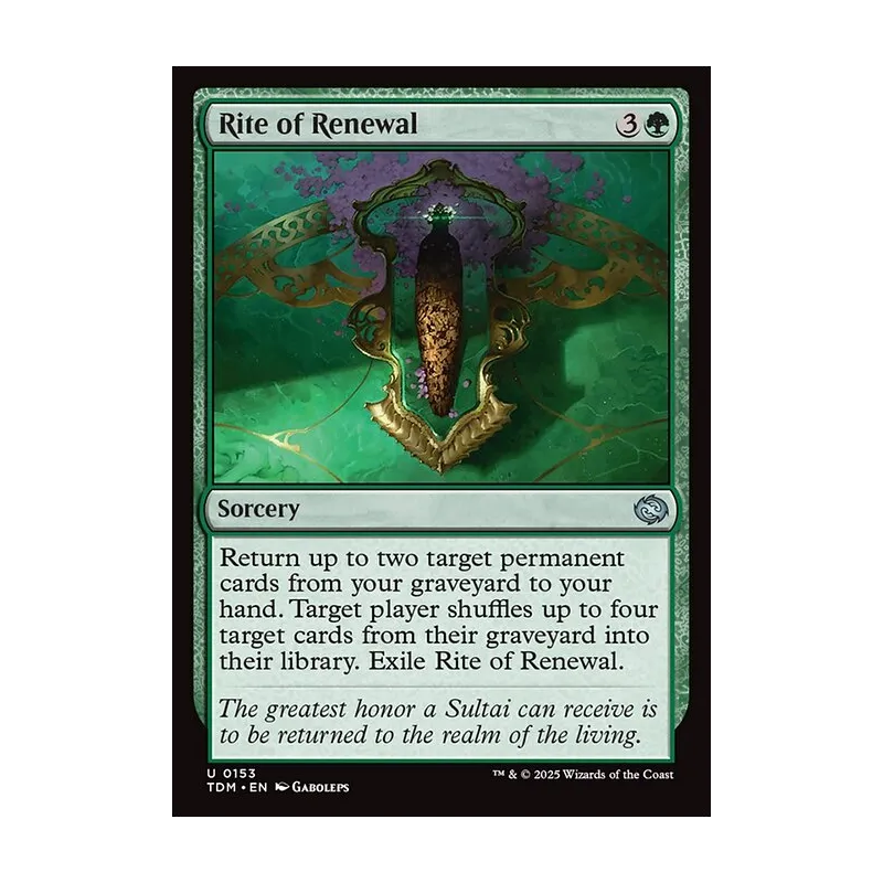 Rite of Renewal - Tarkir: Dragonstorm (Near Mint)