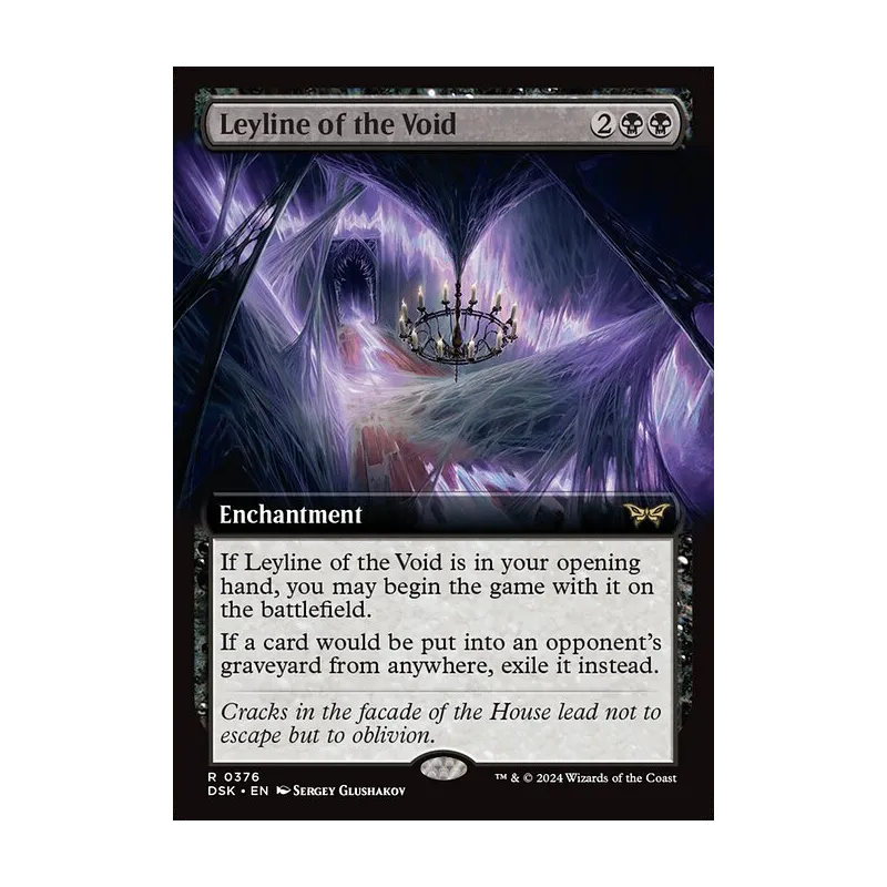 Leyline of the Void (Extended Art) - Duskmourn: House of Horror (Near Mint)