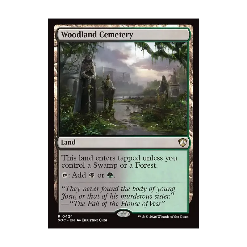 Woodland Cemetery - Secrets of Strixhaven Commander (Near Mint)