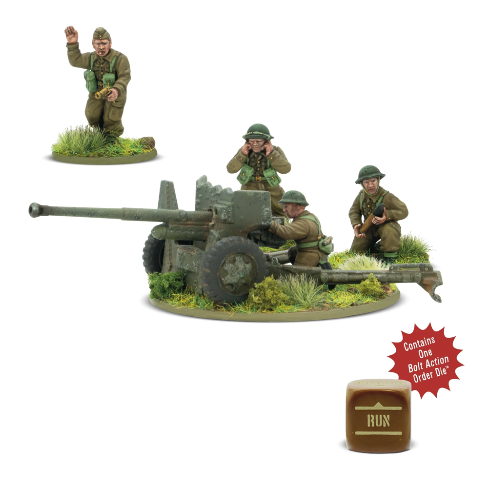 Bolt Action: British 6-Pounder Anti-Tank Gun (Preorder)