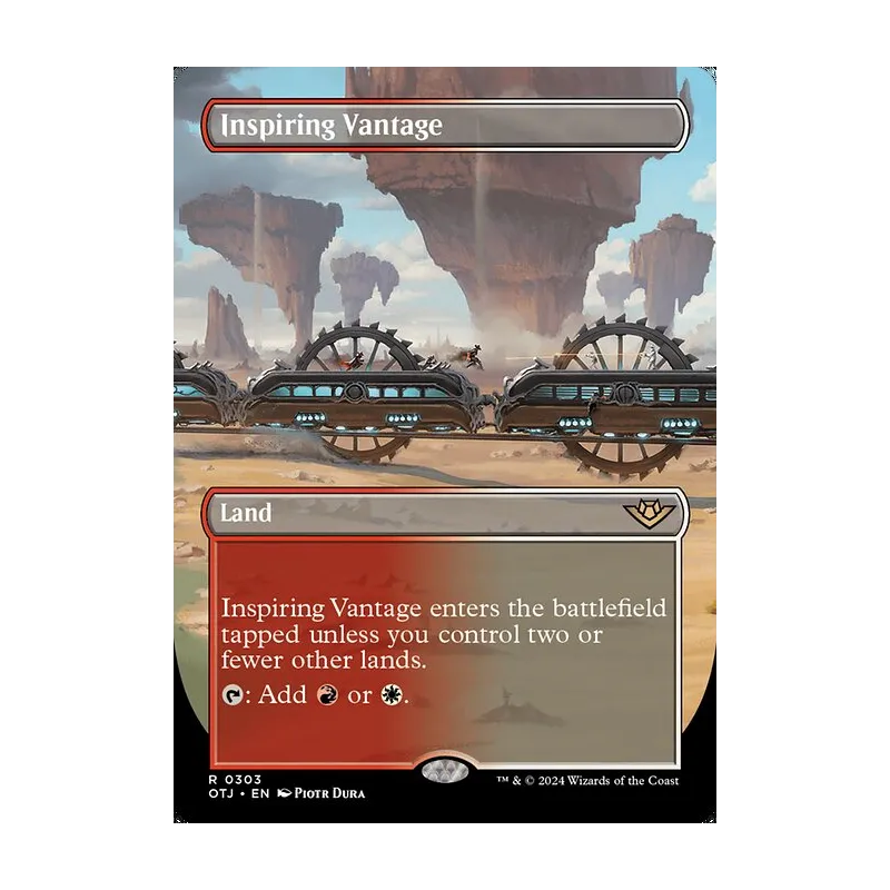 Inspiring Vantage (Borderless) - Outlaws of Thunder Junction (Near Mint)