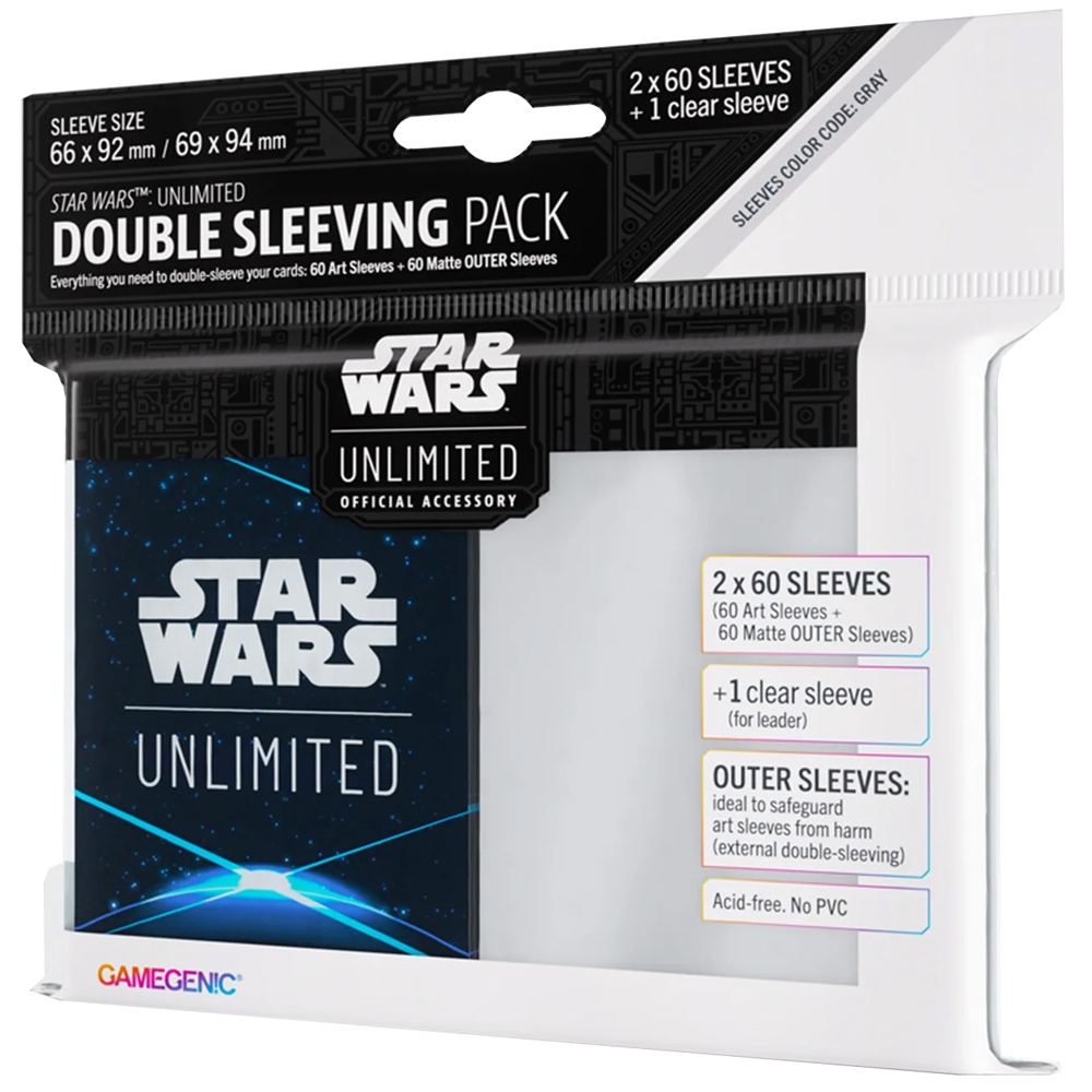 Star Wars Unlimited Double Sleeving Pack: Space Blue