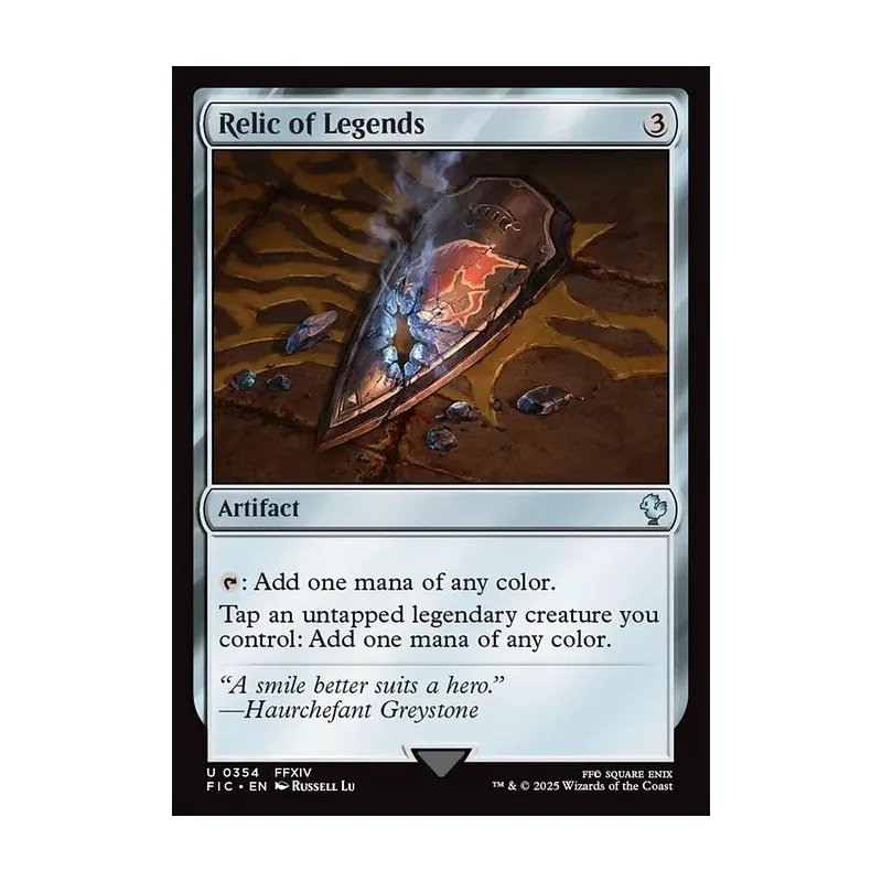 mtg relic of legends final fantasy [FINAL Commander] Relic of Legends | FINAL