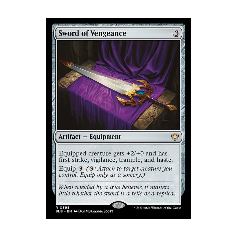 Sword of Vengeance - Bloomburrow (Near Mint)