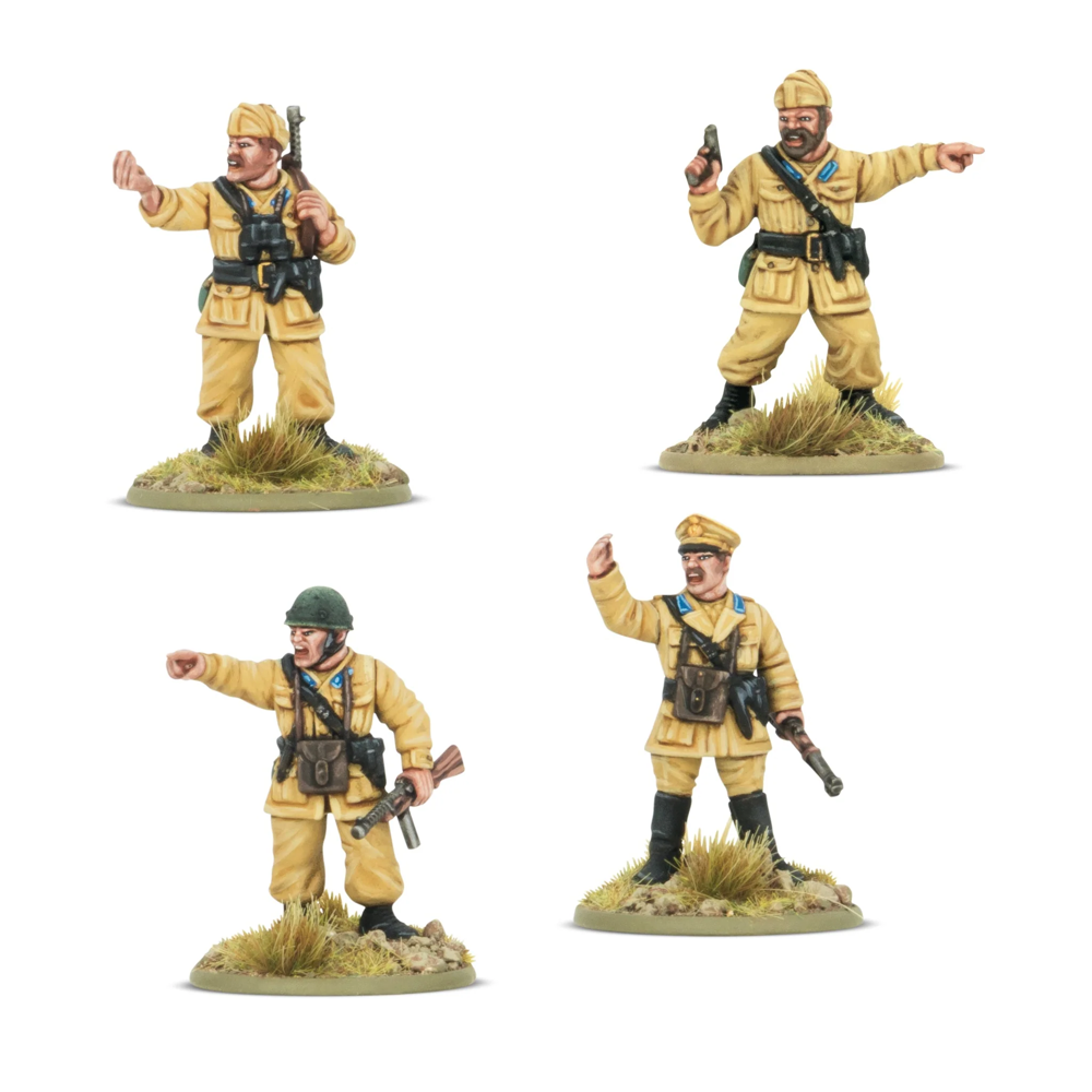 Bolt Action 3E: Italian Paracadutisti Platoon Commanders (Preorder)