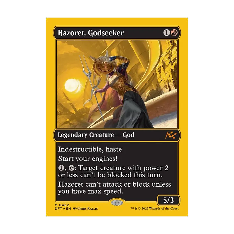 Hazoret, Godseeker (First-Place Foil) - Aetherdrift (Foil Near Mint)