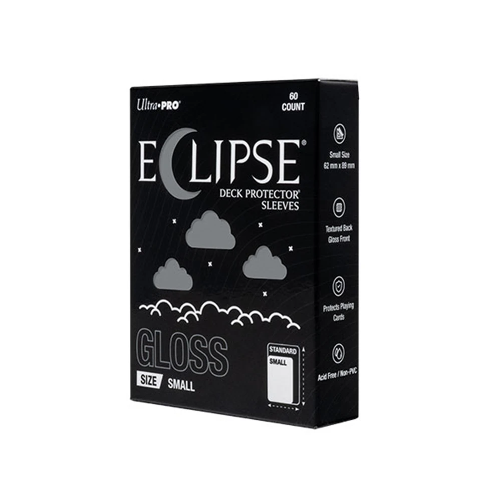 Deck Protector Small Sleeves: Eclipse Gloss - Smoke Grey (60) (Preorder)