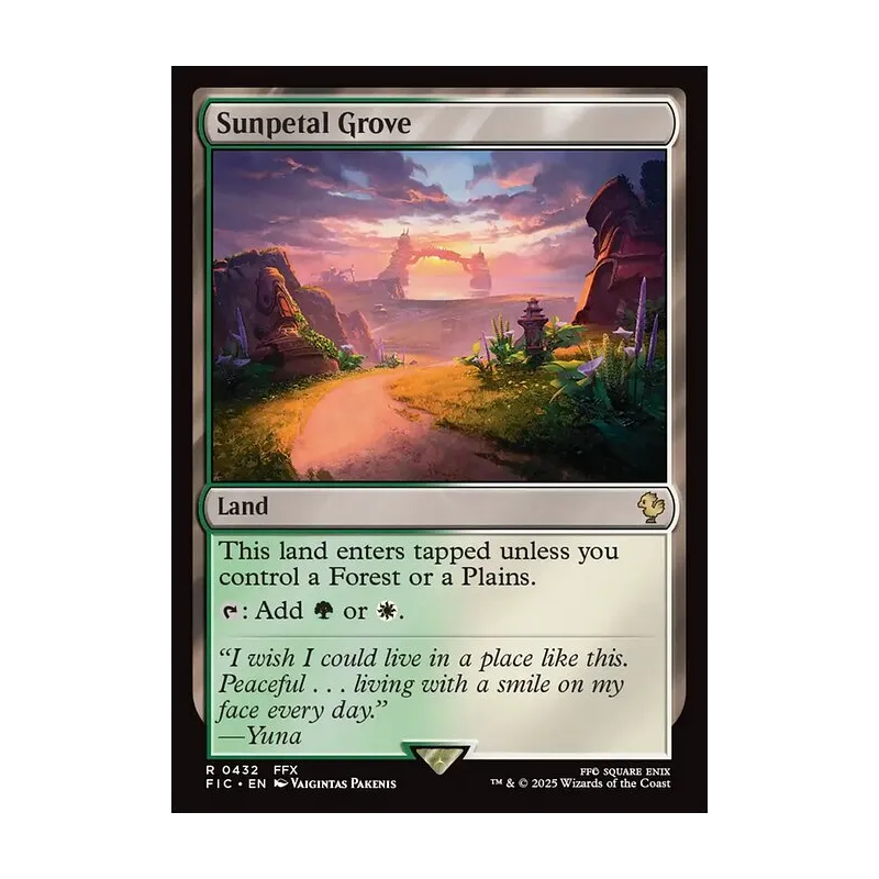 Sunpetal Grove - Final Fantasy Commander (Near Mint)