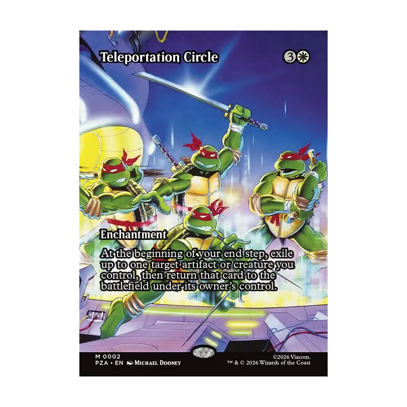 Teleportation Circle (Borderless) - Teenage Mutant Ninja Turtles Source Material (Near Mint)
