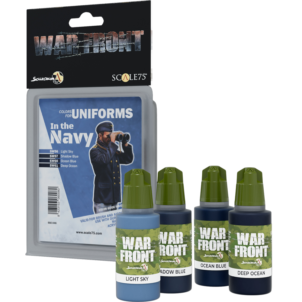 War Front Paint Set: Colors for Uniforms - In the Navy (Last Chance) War Front Paint Set: Colors for Uniforms - In the Navy (Last Chance)