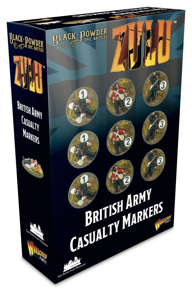 Black Powder Epic Battles: Zulu - British Army Casualty Markers (Preorder)