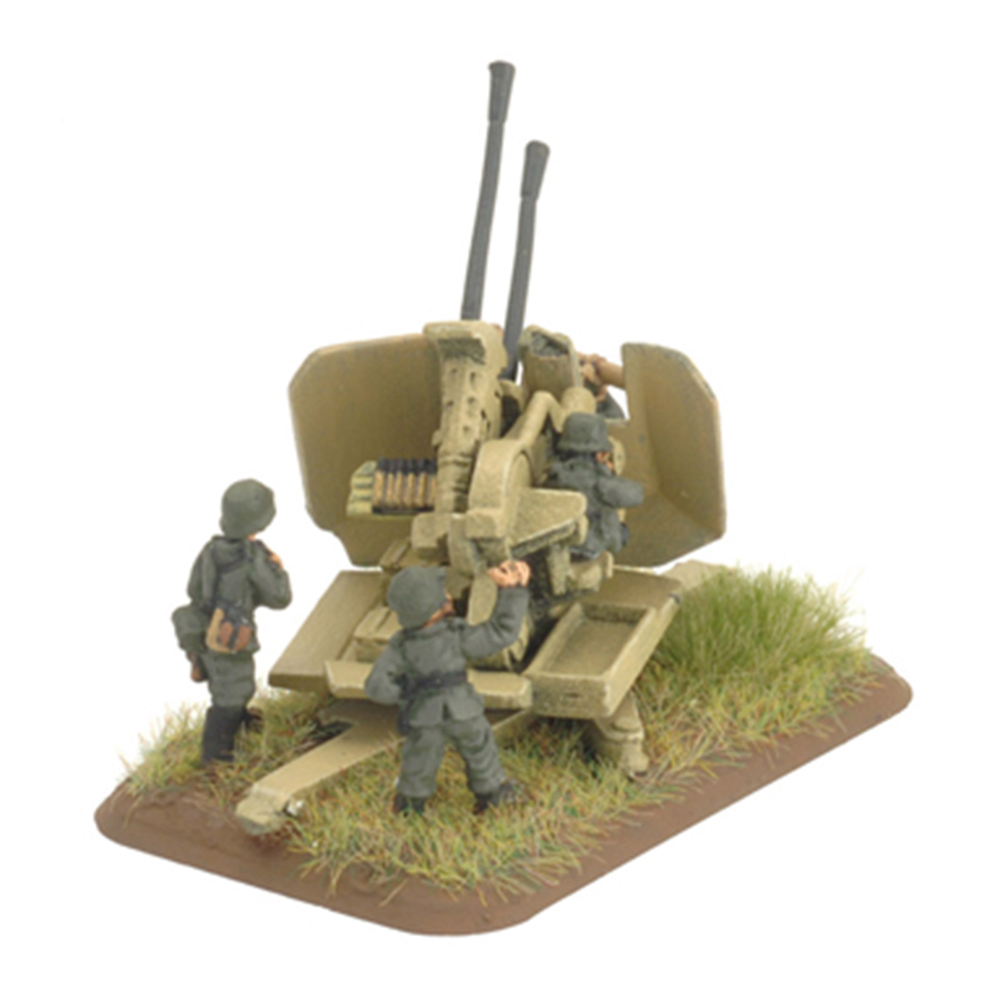 Flames of War WW2: German - 3.7cm FlaKzwilling 43 Gun