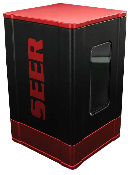 Seer Deck Box: Black & Red