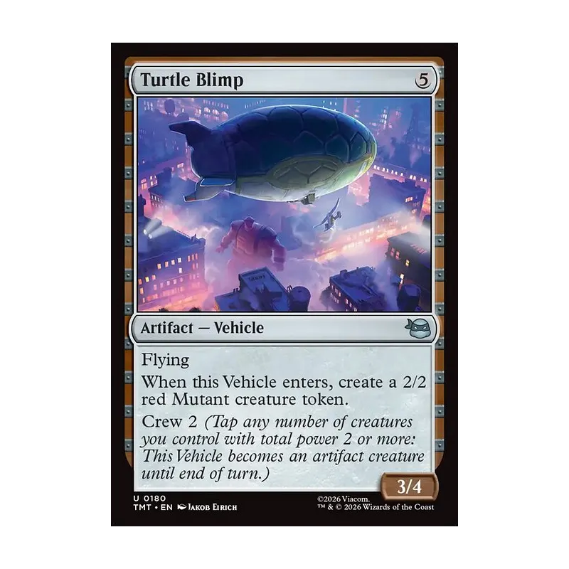 turtle mtg cards Magic: The Gathering | Teenage Mutant Ninja Turtles - Team-Up double the number of +1/+1 counters on it Turtle Blimp | Teenage Mutant
