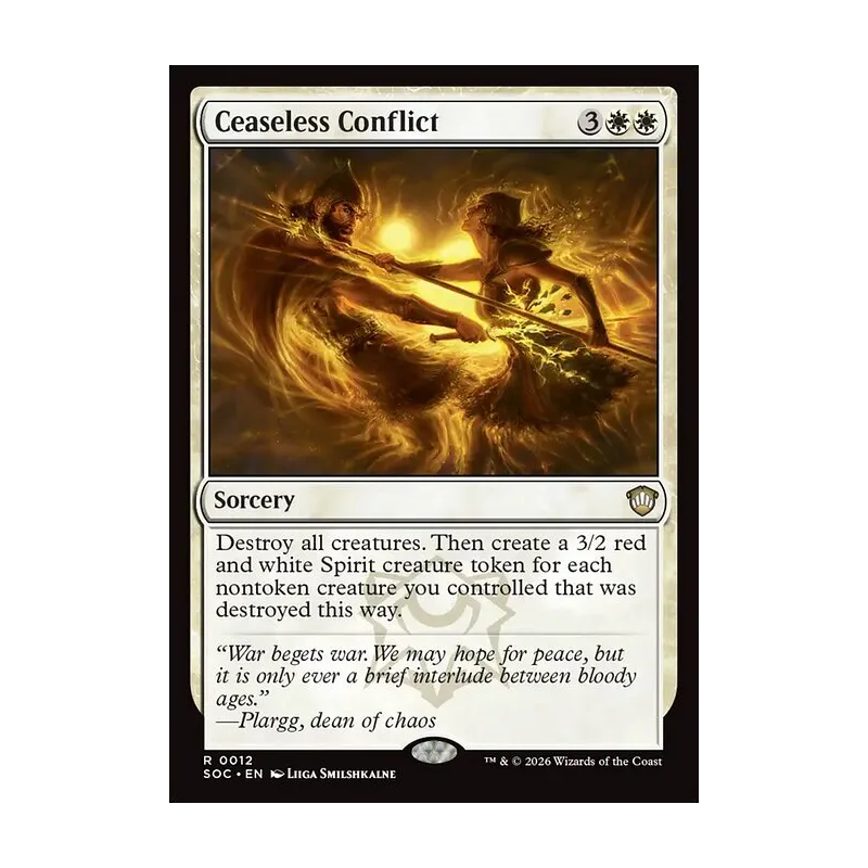 Ceaseless Conflict - Secrets of Strixhaven Commander (Near Mint)