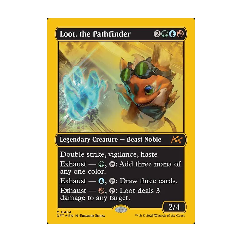 Loot, the Pathfinder (First-Place Foil) - Aetherdrift (Foil Near Mint)