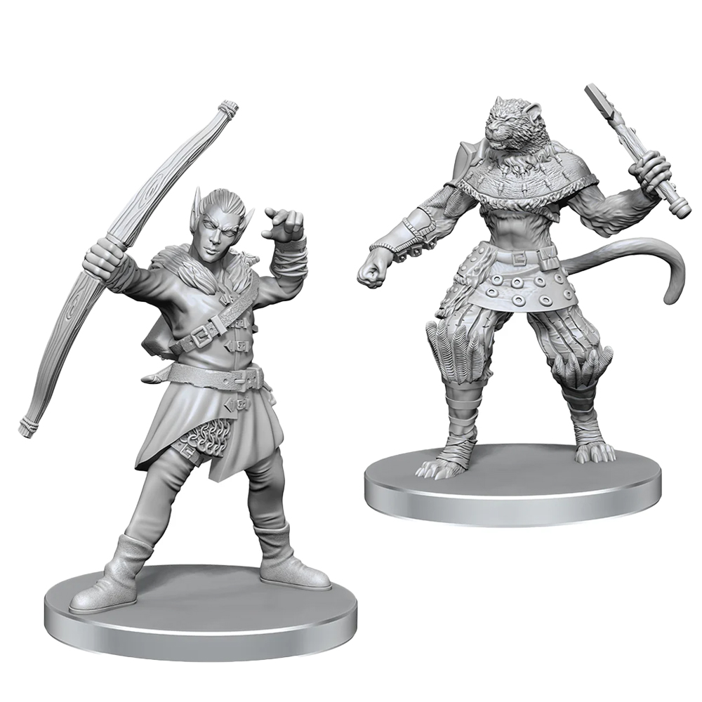 Pathfinder Battles Deep Cuts Unpainted Minis: W26 Elf Hunter & Catfolk Bandit (Preorder) Pathfinder Battles Deep Cuts Unpainted Minis: W26 Elf Hunter & Catfolk Bandit (Preorder)