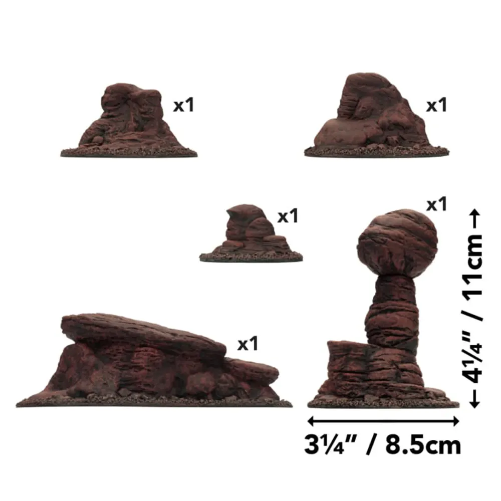 Battlefeild In A Box: Badlands: Tors - Mars (Preorder)