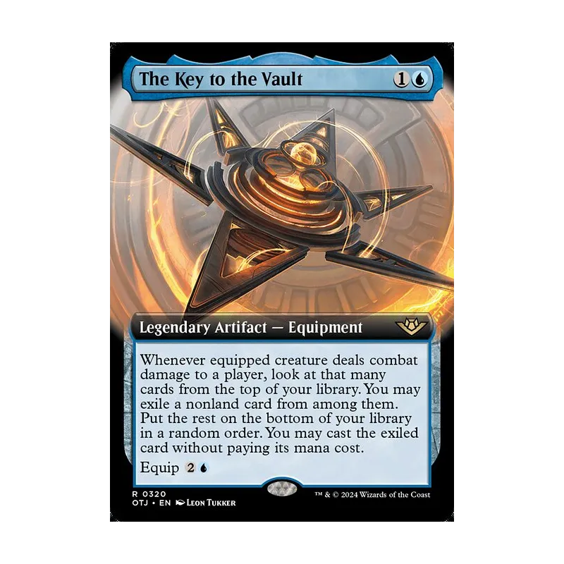 The Key to the Vault (Extended Art) - Outlaws of Thunder Junction (Near Mint)