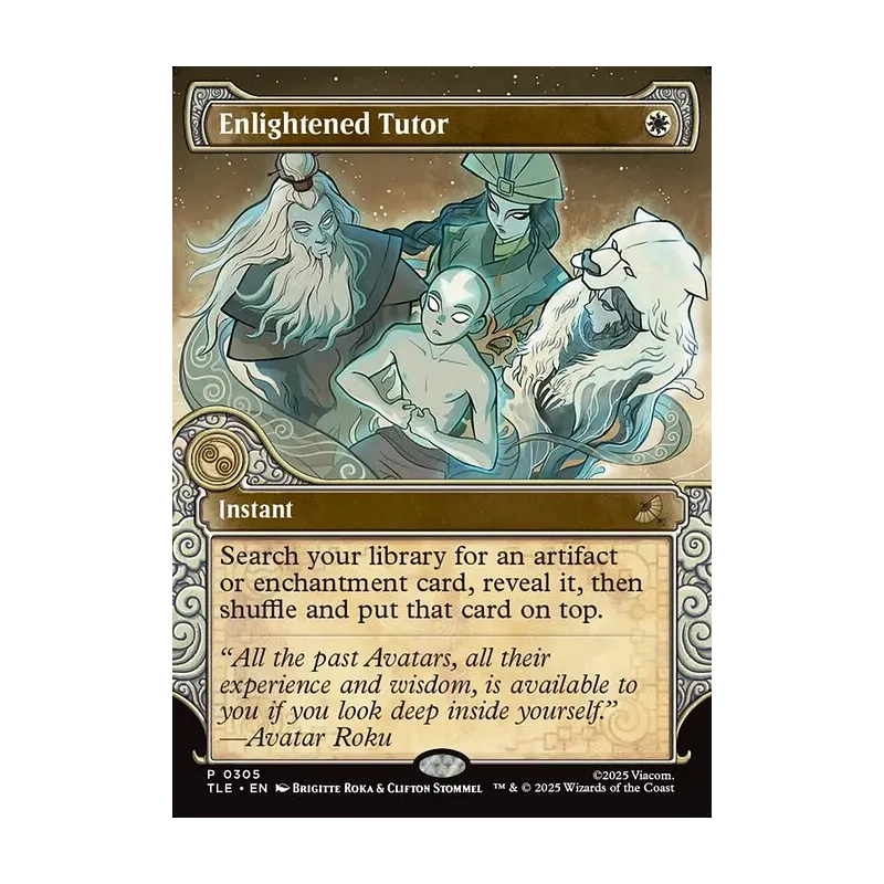 Enlightened Tutor (Showcase) - Avatar: The Last Airbender Eternal (Near Mint)