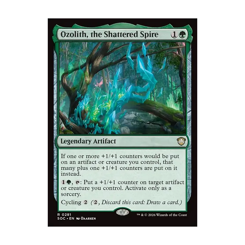 Ozolith, the Shattered Spire - Secrets of Strixhaven Commander (Near Mint)