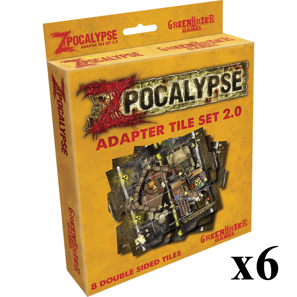Zpocalypse: Adapter Tile Set 2.0 CASE (24) Zpocalypse: Adapter Tile Set 2.0 CASE (24)