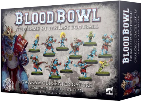 Blood Bowl: Lizardmen Team - Gwaka'Moli Crater Gators