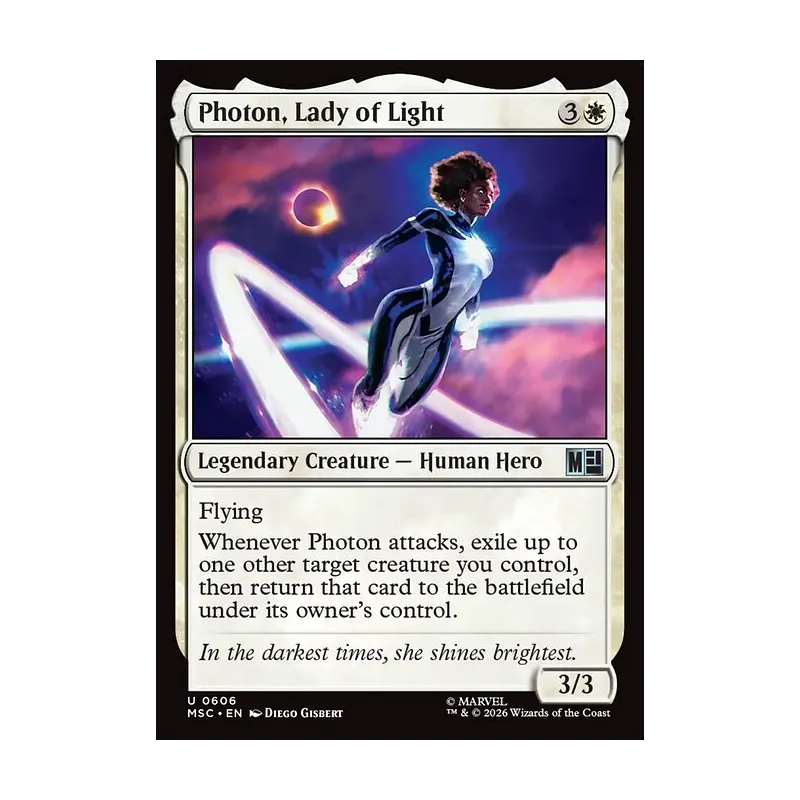 Photon, Lady of Light - Marvel Super Heroes Commander (Near Mint)