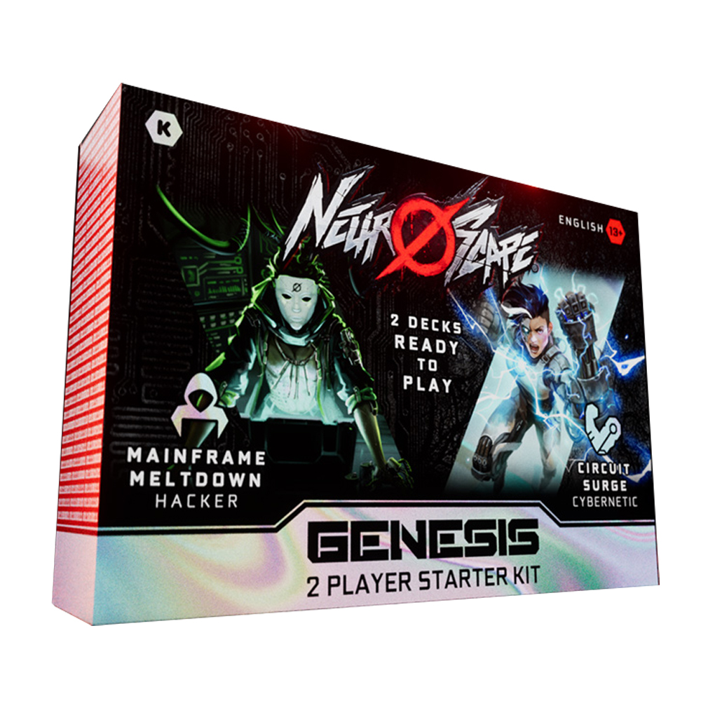 Neuroscape TCG: Genesis - 2-Player Starter Kit (Hacker/Cybernetic) (Preorder) Neuroscape TCG: Genesis - 2-Player Starter Kit (Hacker/Cybernetic) (Preorder)