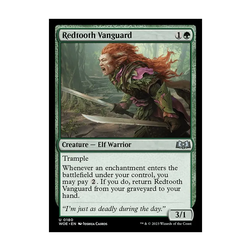 Redtooth Vanguard - Wilds of Eldraine (Near Mint)