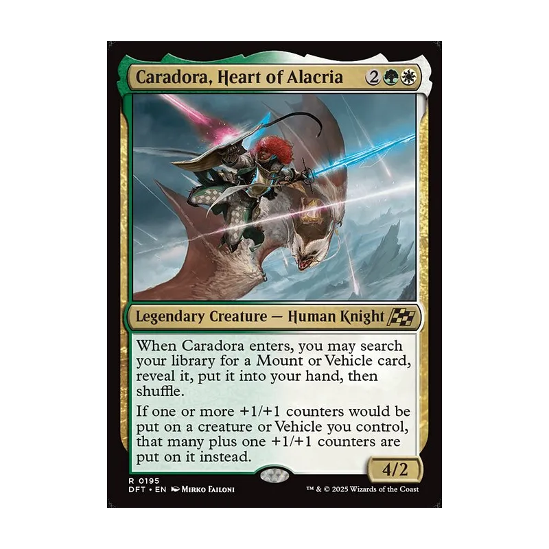 Caradora, Heart of Alacria - Aetherdrift (Near Mint)