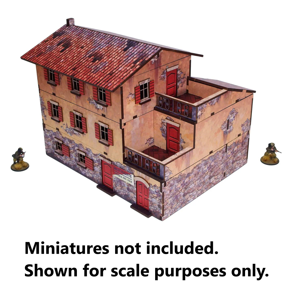 Bolt Action: Pre-Painted WW2 Italy - Large House