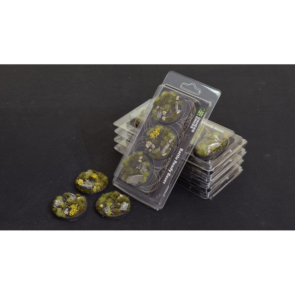 Battle Ready Bases: Highland - Round 50mm (3)