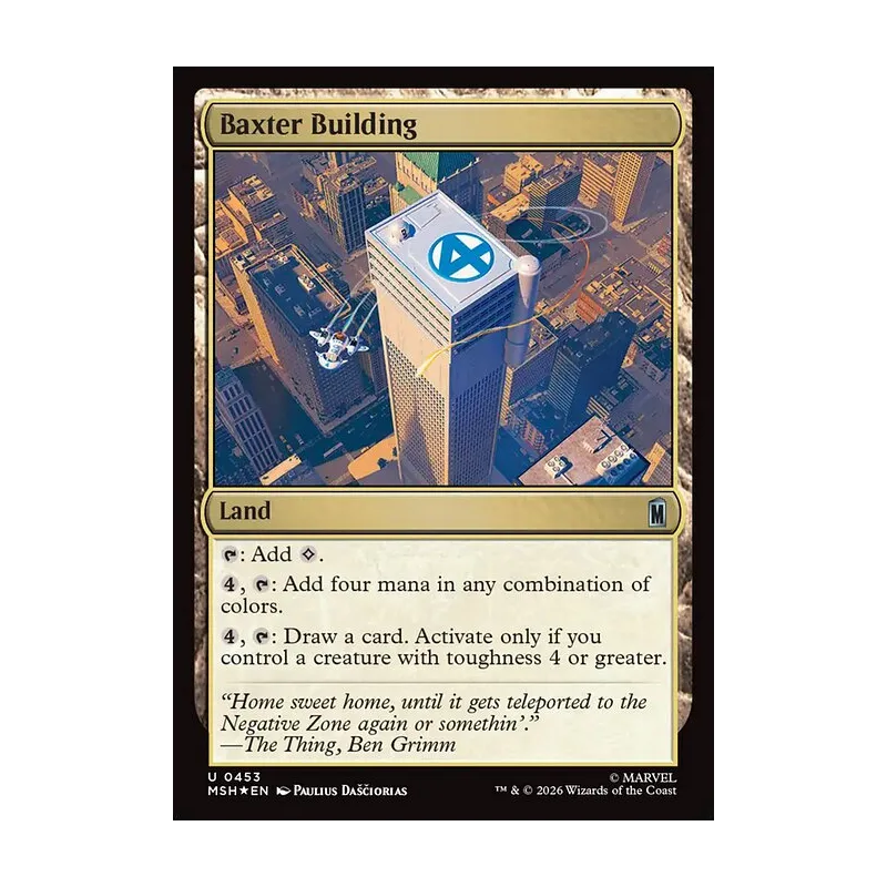 Baxter Building (Surge Foil) - Marvel Super Heroes (Foil Near Mint)