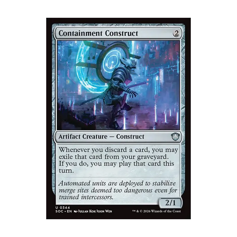 Containment Construct - Secrets of Strixhaven Commander (Near Mint)