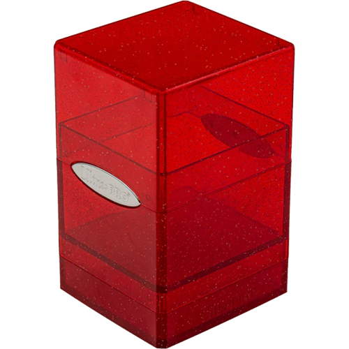 Satin Tower: Glitter Red