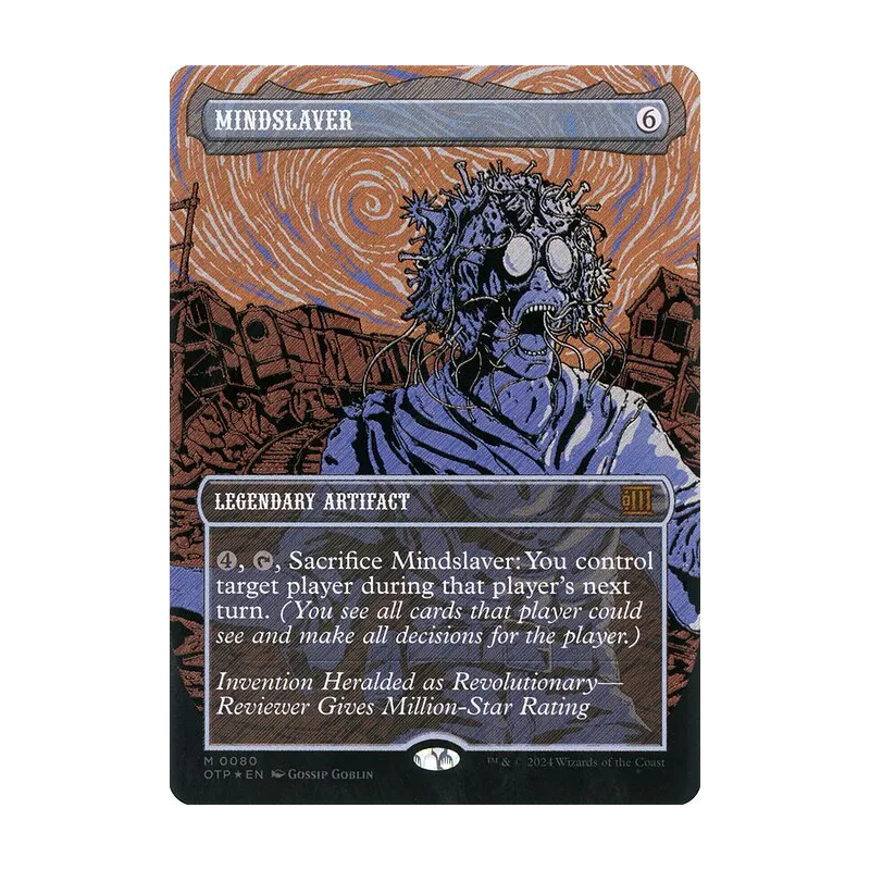 Mindslaver (Textured Foil) - Breaking News (Foil Near Mint)