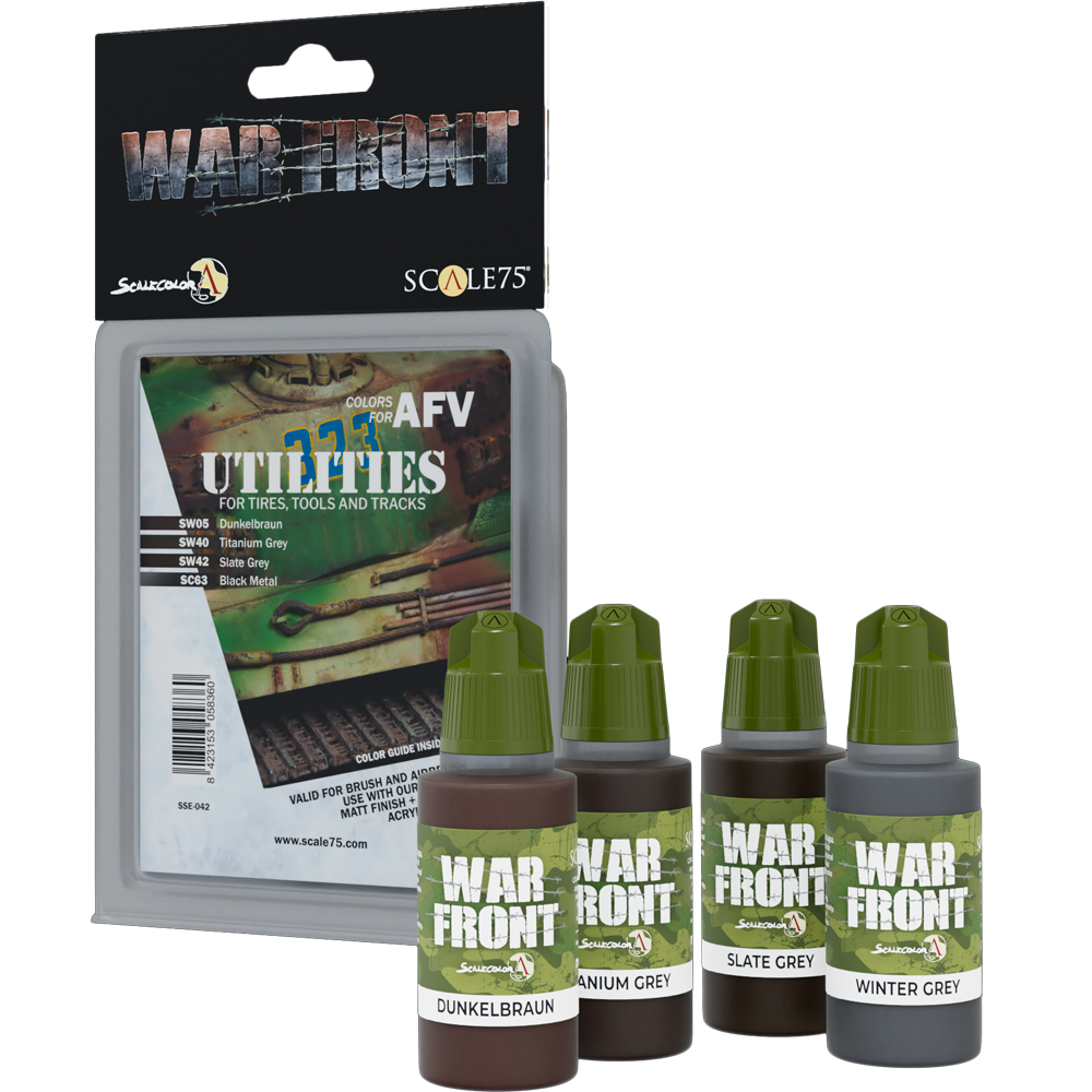 War Front Paint Set: Colors For AFV - Utilities (Last Chance) War Front Paint Set: Colors For AFV - Utilities (Last Chance)