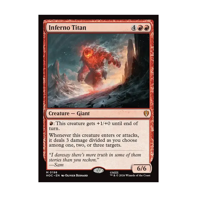 Inferno Titan - The Hobbit Eternal (Near Mint)